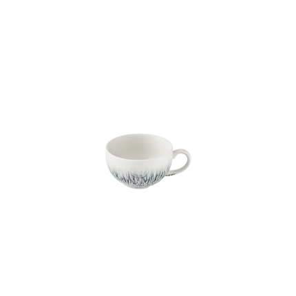 Churchill Lume Black cappuccinokop 340 ml – zwart porseleinen koffiekop voor fine dining