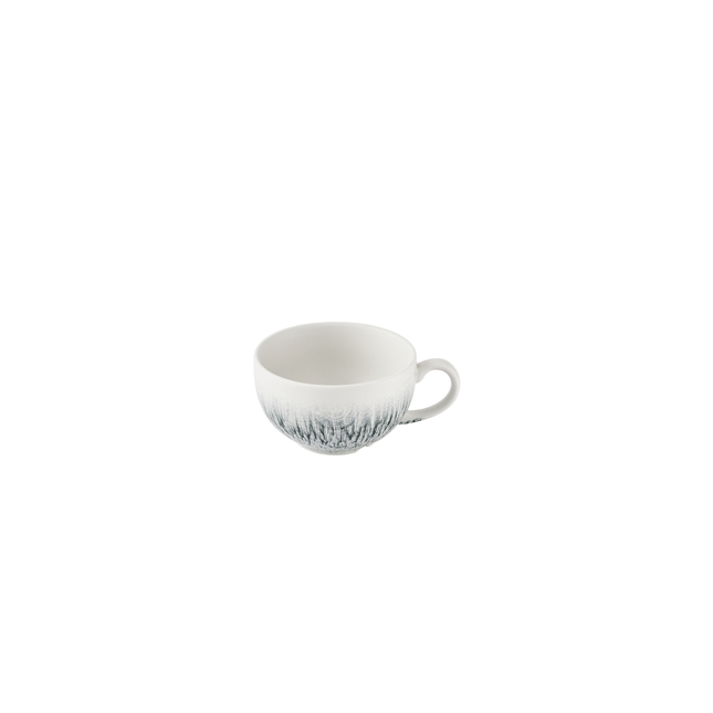 Churchill Lume Black cappuccinokop 340 ml – zwart porseleinen koffiekop voor fine dining