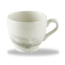 Dudson Finca Flint espressokop 100 ml – vuursteengrijze porseleinen espressokop voor de horeca