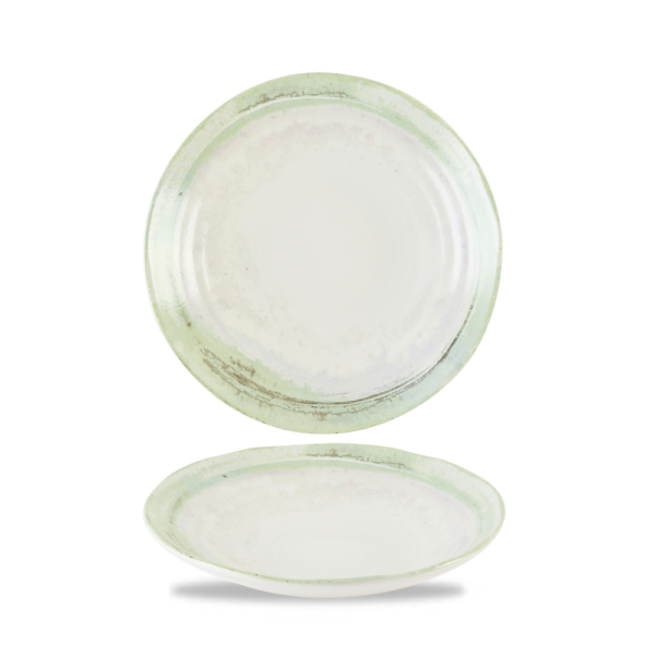 Dudson Finca Flint organische coupekom 25 cm – vuursteengrijze porseleinen kom voor restaurants