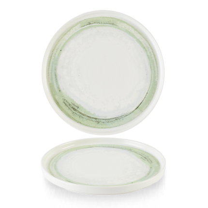 Dudson Finca Flint bord met opstaande rand 26 cm – vuursteengrijs porseleinen bord voor de horeca
