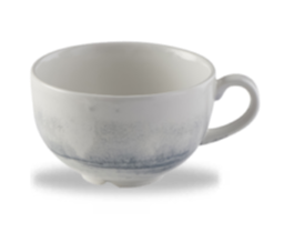 Dudson Finca Limestone cappuccinokop 227 ml – kalksteenbeige porseleinen kop voor de horeca