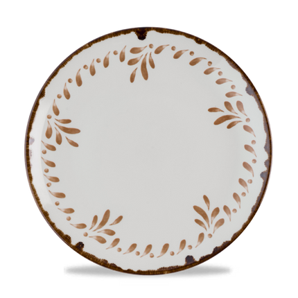 Harvest Mediterranean Terracotta Coupe Plate 26cm 12/box