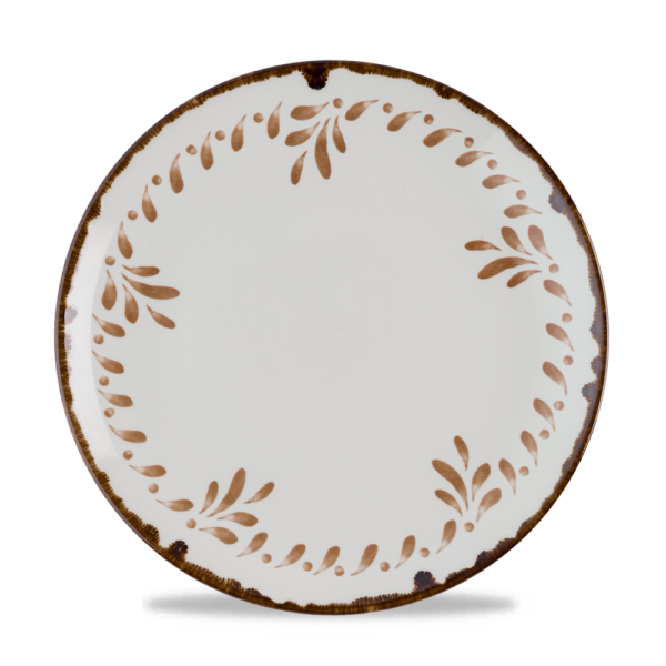 Dudson Harvest Mediterranean Terracotta coupebord 26 cm – terracotta porseleinen coupebord voor de horeca