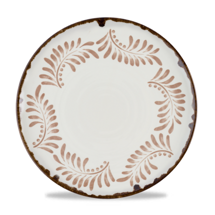 Dudson Harvest Mediterranean Terracotta coupebord 28,8 cm – terracotta porseleinen bord voor restaurants