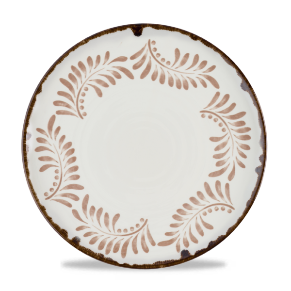 Dudson Harvest Mediterranean Terracotta coupebord 28,8 cm – terracotta porseleinen bord voor restaurants