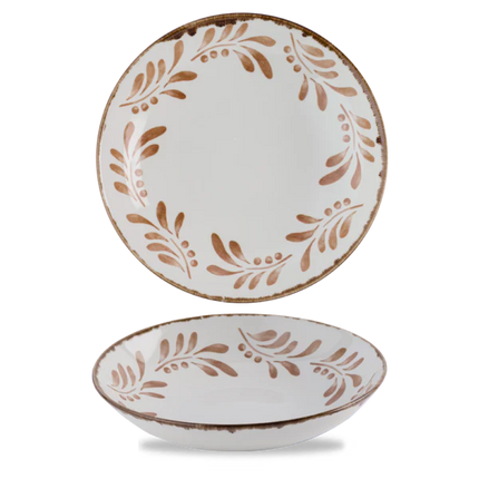 Dudson Harvest Mediterranean Terracotta coupekom 24,8 cm – terracotta porseleinen kom voor restaurants