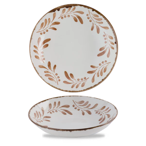 Dudson Harvest Mediterranean Terracotta coupekom 24,8 cm – terracotta porseleinen kom voor restaurants