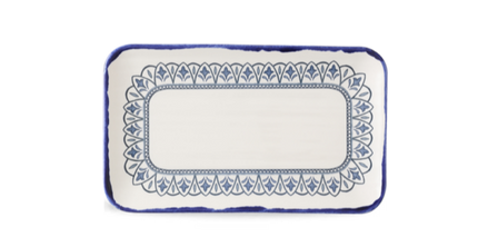 Dudson Harvest Mediterranean rechthoekig bord 27x16 cm – mediterraan porselein voor de horeca