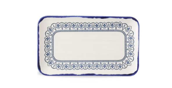 Dudson Harvest Mediterranean rechthoekig bord 27x16 cm – mediterraan porselein voor de horeca