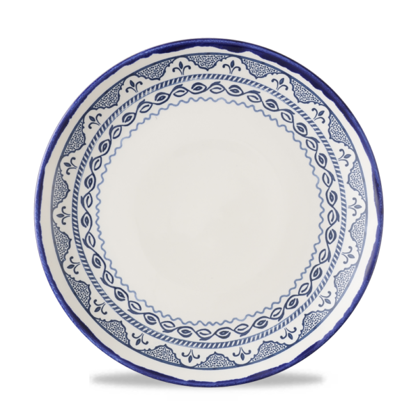 Dudson Harvest Mediterranean Moresque coupebord 26 cm – porseleinen bord met Moors decor voor de horeca