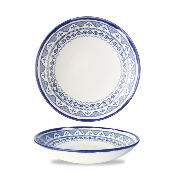 Dudson Harvest Mediterranean Moresque coupekom 24,8 cm – porseleinen kom met Moors decor voor restaurants