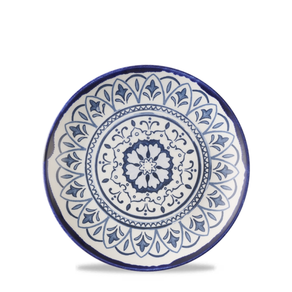 Dudson Harvest Mediterranean Moresque coupebord 16,5 cm – porseleinen bord met Moors decor voor de horeca
