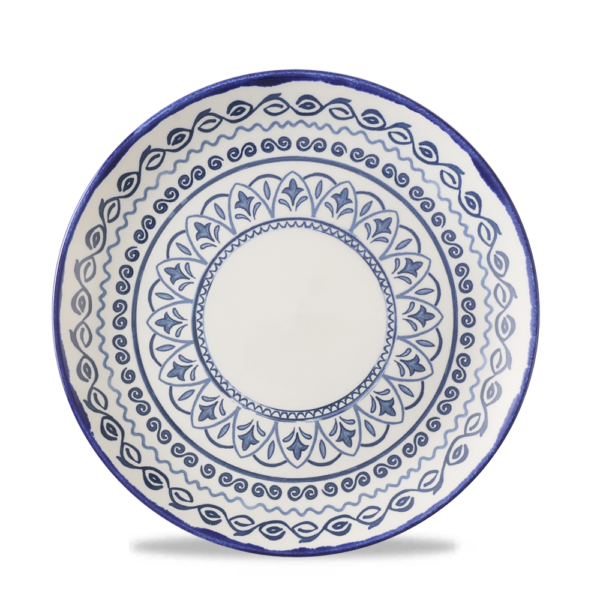 Dudson Harvest Mediterranean Moresque coupebord 21,7 cm – porseleinen bord met Moors decor voor fine dining