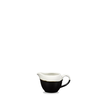 Churchill Monochrome Onyx Black kannetje 118 ml – zwart porseleinen melkkannetje voor koffie