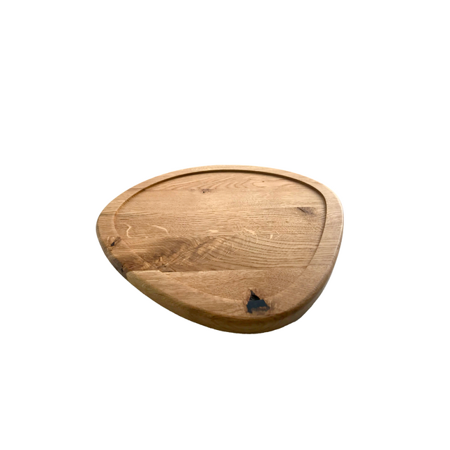 Ming wooden serving board, wild oak, waxed 29,5 cm