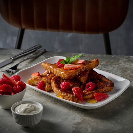 White Natural Deep Tray 26 x 18 cm 6/box