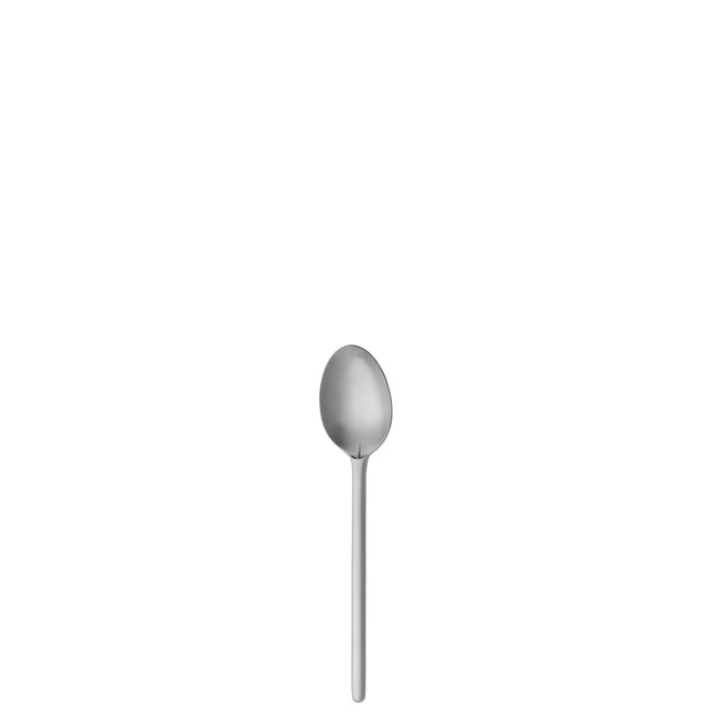 Sola New Dutch Satin espressolepel 11,1 cm – roestvrij staal met satijnen afwerking, perfect voor espresso en kleine desserts in de horeca.