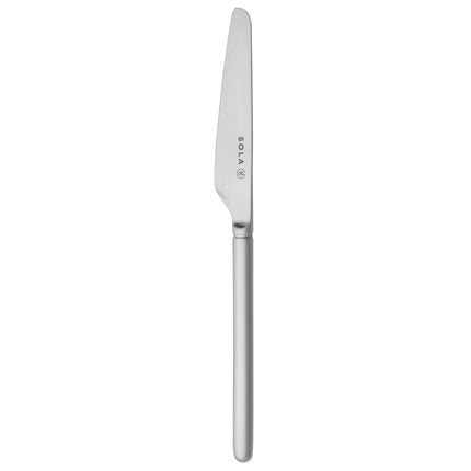 Sola New Dutch Satin botermes 18,5 cm – roestvrij staal met satijnen afwerking, ideaal voor brood en boter in de horeca.