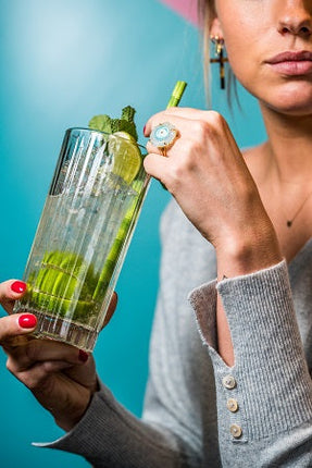 Onis Flashback cooler glas 470 ml – geslepen longdrinkglas voor de bar