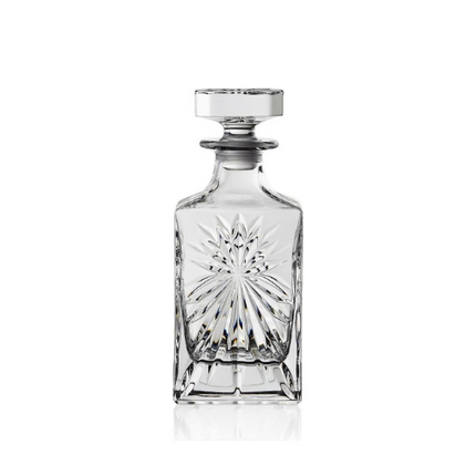 RCR Oasis Bottiglia Quadra whiskykaraf 850 ml – vierkante kristallen karaf voor whisky