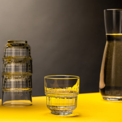 Onis TarQ Rocks glas 260 ml close-up tumbler professioneel horecaglas