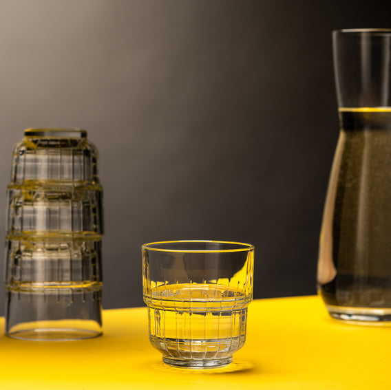 Onis TarQ Rocks glas 260 ml close-up tumbler professioneel horecaglas