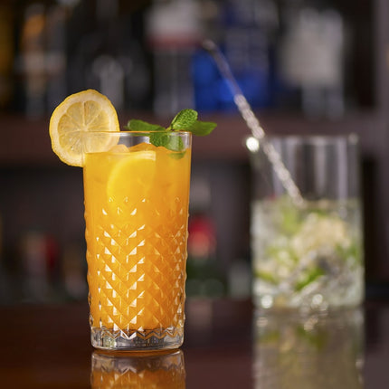 Onis Carats cooler glas 414 ml – geslepen longdrinkglas voor de bar