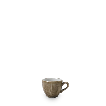 Churchill Patina Antique Taupe espressokop 90 ml – taupekleurig kopje voor koffiebars