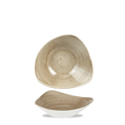 Stonecast Patina Antique Taupe Lotus Bowl 18cm 12/box