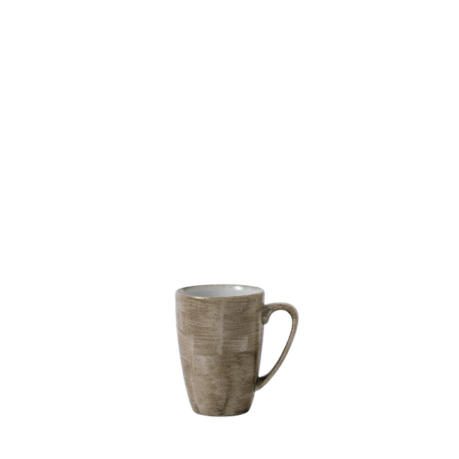 Churchill Patina Antique Taupe mok 340 ml – taupekleurige koffiemok voor restaurants
