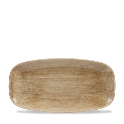 Churchill Stonecast Patina Taupe chef's langwerpig bord 29,8 cm – taupe serveerbord voor fine dining