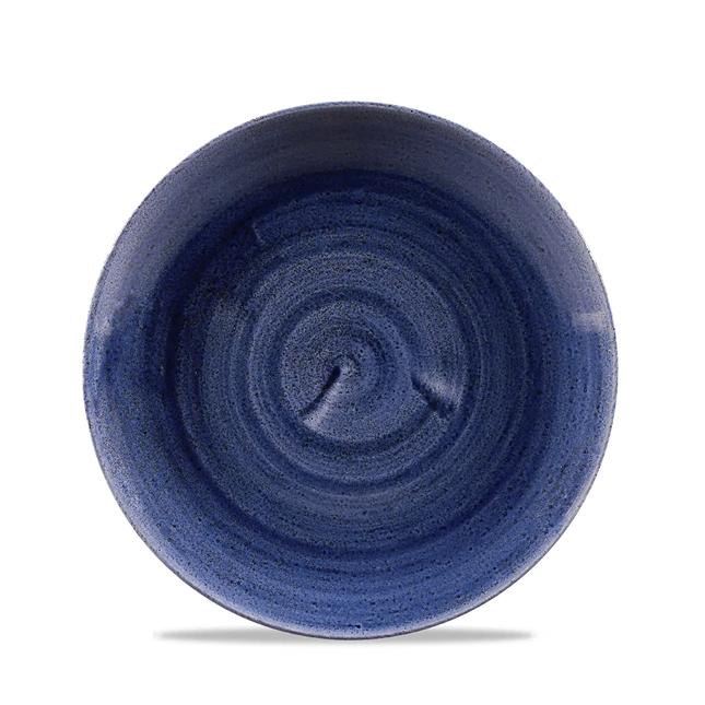 Stonecast Patina Cobalt Blue Evolve Coupe Plate 22cm 12/box