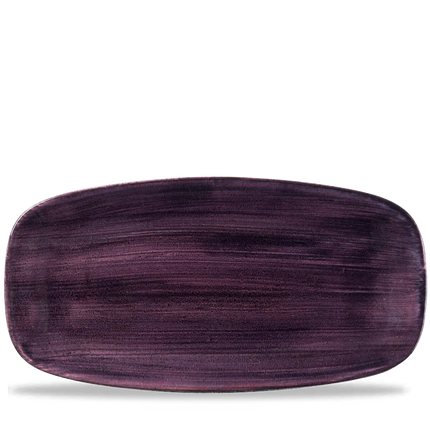 Stonecast Deep Purple Chefs Oblong Plate 35.5x18.9cm 6/box