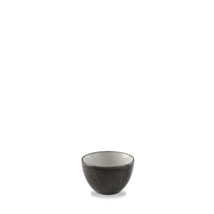 Churchill Stonecast Iron Black suikerpot – gespikkeld stoneware met reactief glazuur voor catering