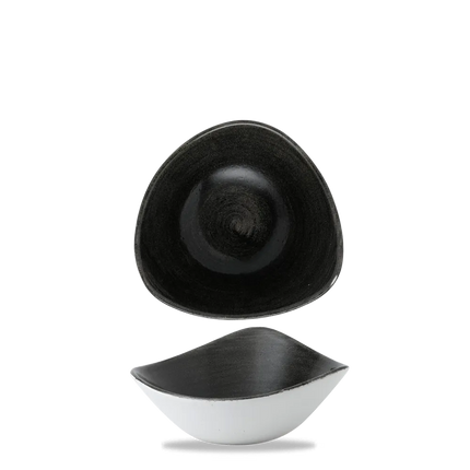 Stonecast Patina Iron Black Lotus Bowl 18.5 cm 12/box