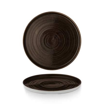 Stonecast Patina Iron Black Walled Plate 21 cm 6/box