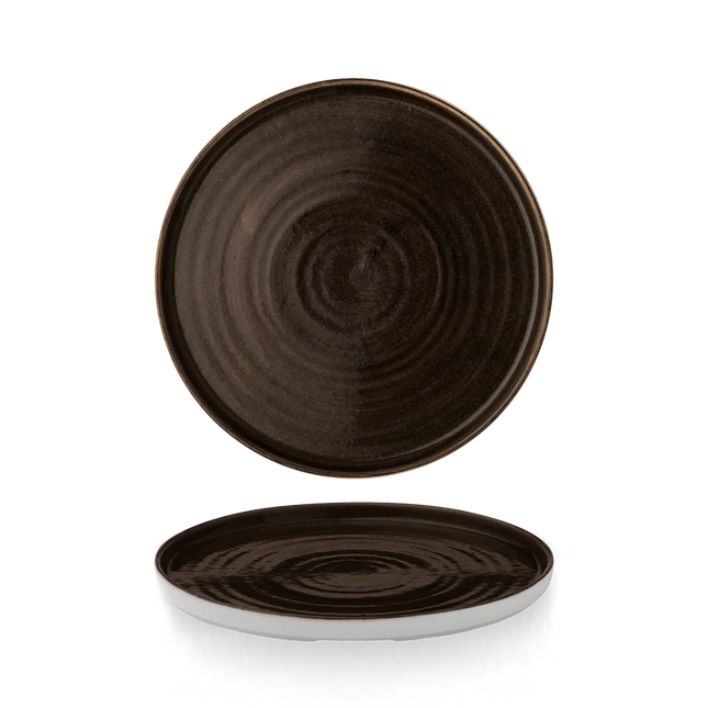 Stonecast Patina Iron Black Walled Plate 21 cm 6/box