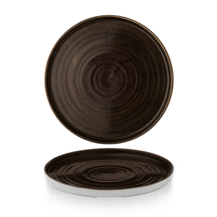 Stonecast Patina Iron Black Walled Plate 26 cm 6/box