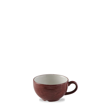Stonecast Patina Red Rust Cappuccino Cup 12/box