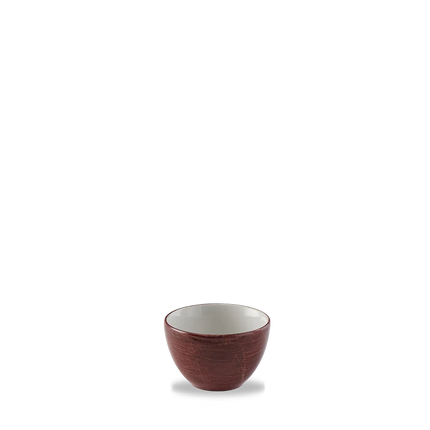 Churchill Stonecast Red Rust suikerpot – gespikkeld stoneware met reactief glazuur voor bistro's