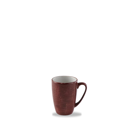 Churchill Stonecast Red Rust mok – gespikkeld stoneware met reactief glazuur voor restaurants