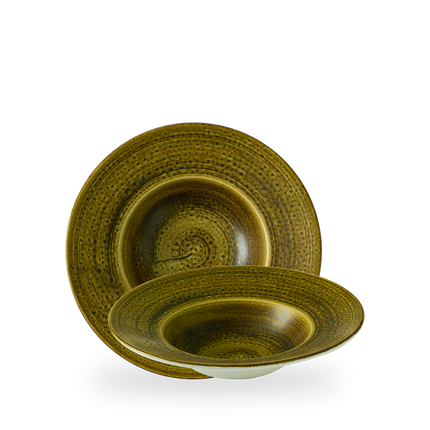 Churchill Stonecast Plume Olive kom met brede rand 24 cm