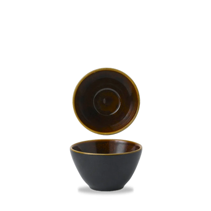 Nourish Black Onyx Two Tone Contour Deep Bowl 8 oz 12/box
