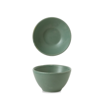 Nourish Andorra Green Contour Dip Pot 8,3*4,8cm 12/box