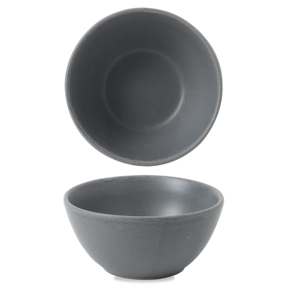 Nourish Seattle Grey Contour Snack Bowl 13*6.3 cm 12/box