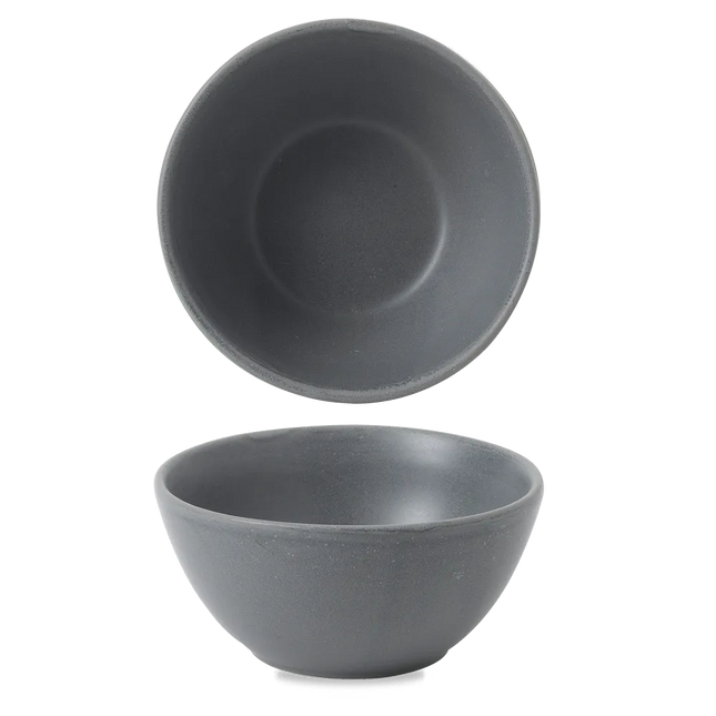 Churchill Nourish Seattle Grey snackkom 13x6,3 cm – stapelbaar, breukvast stoneware servies voor bars