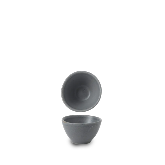 Churchill Nourish Seattle Grey dipschaaltje 6,9x4 cm – stapelbaar, breukvast stoneware servies voor catering
