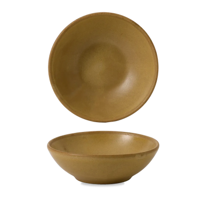 Nourish Petra Sand Contour Shallow Bowl 11.7x3.8cm 12/box