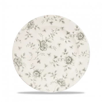 Rose Chintz Grey Profile Plate 30cm 6/box